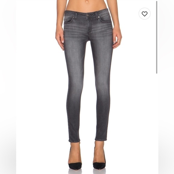 DL1961 Emma Skinny Low Rise Instasculpt Denim Jeans in Drizzle Gray Size 28 - Picture 1 of 9